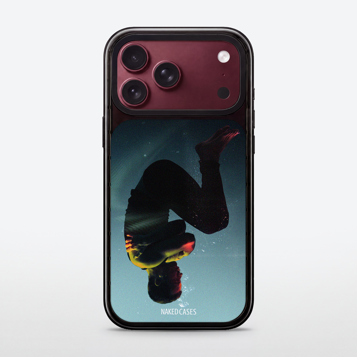 UNLOVED — Collection 01 Naked iPhone case, front view.