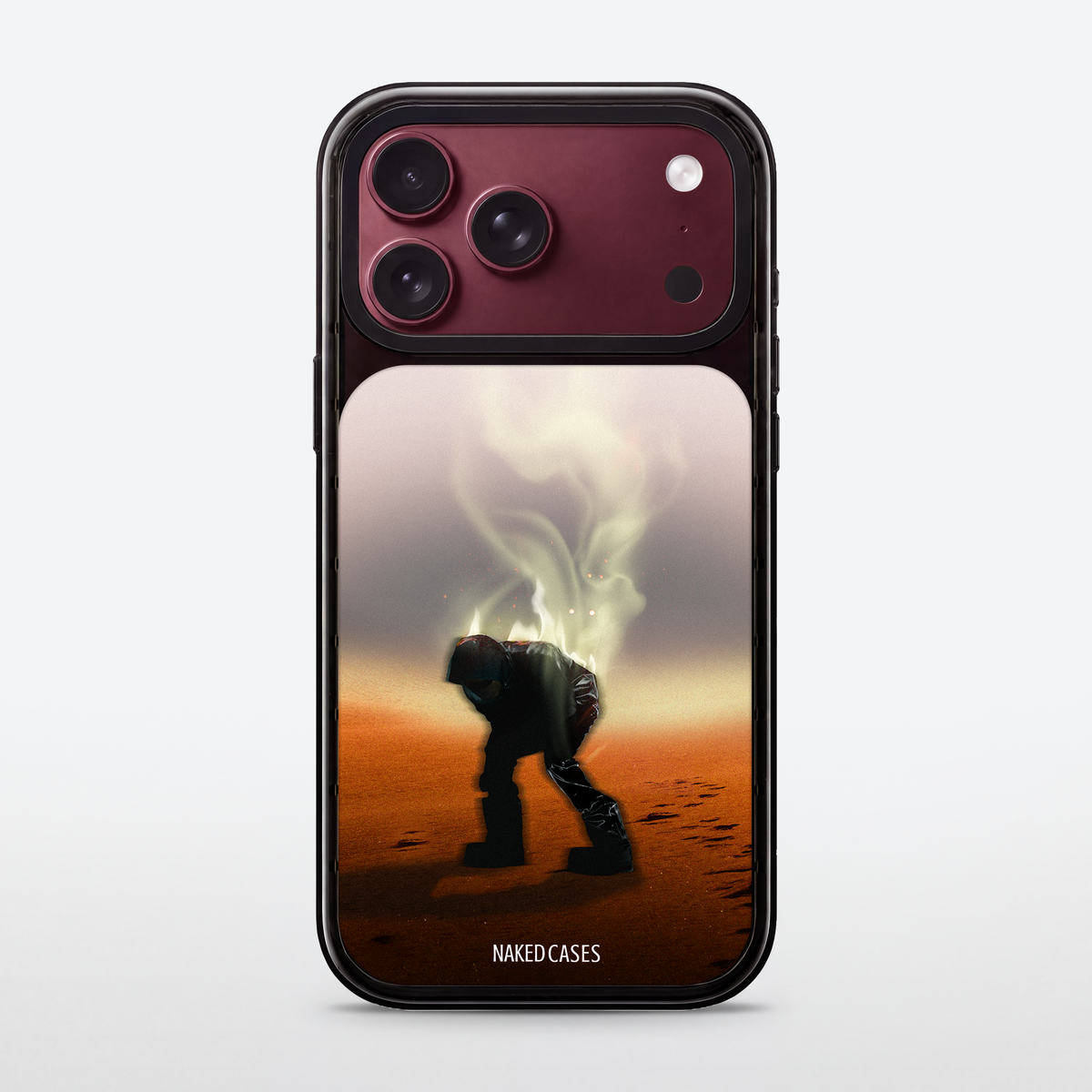 AFTERIMAGE — Collection 01 Naked iPhone case, front view.